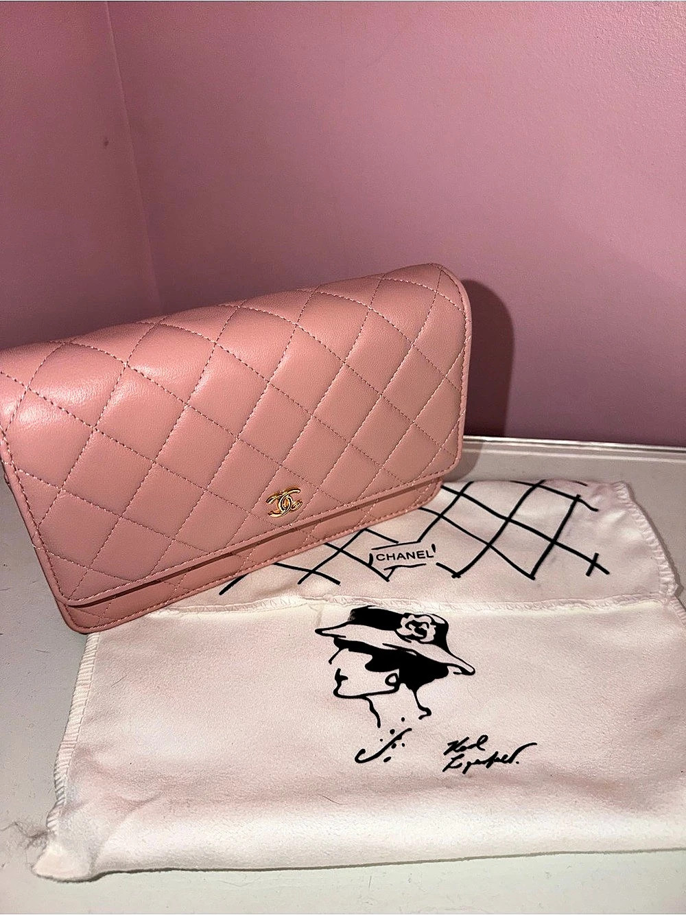Chanel Classic Shoulder Bag Pink